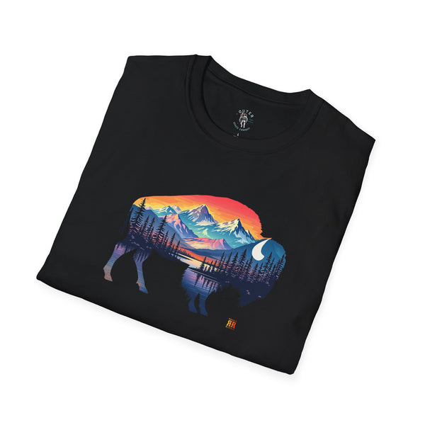 Double R Western™ Bison – Western Wear T-Shirt