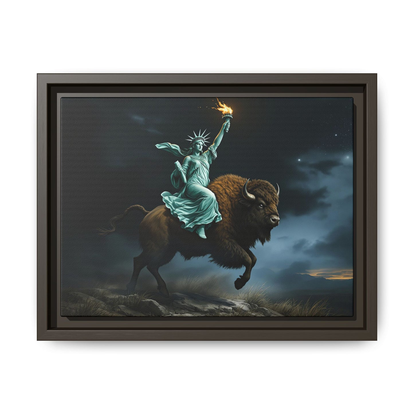 Lady Liberty “Liberty, Unbridled” – Limited Edition Gallery Art Wrap – Only 198/200 Available