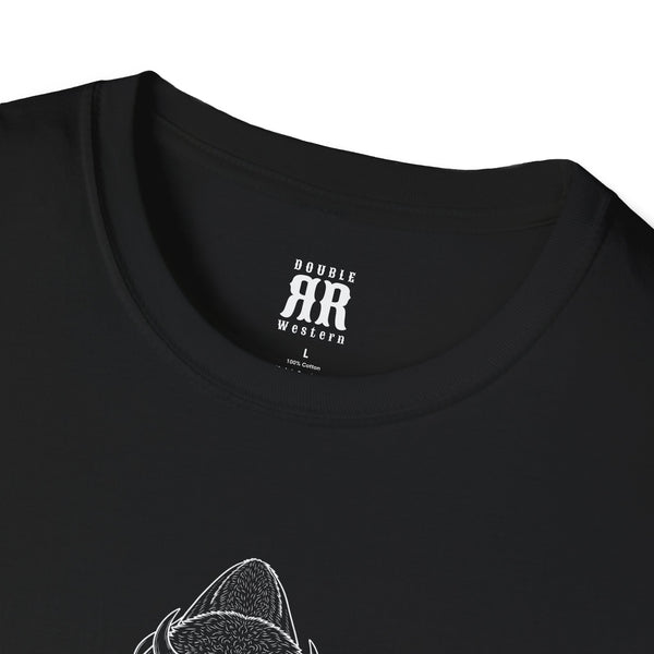 Spirit Line “Roam Free” White Bison Tee – Western Wear TShirt - Hot Off The Trail