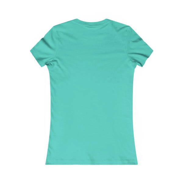 Turquoise cowgirl T-shirt, plain back