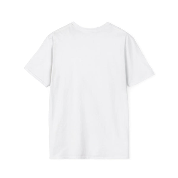 White crewneck t-shirt, plain back