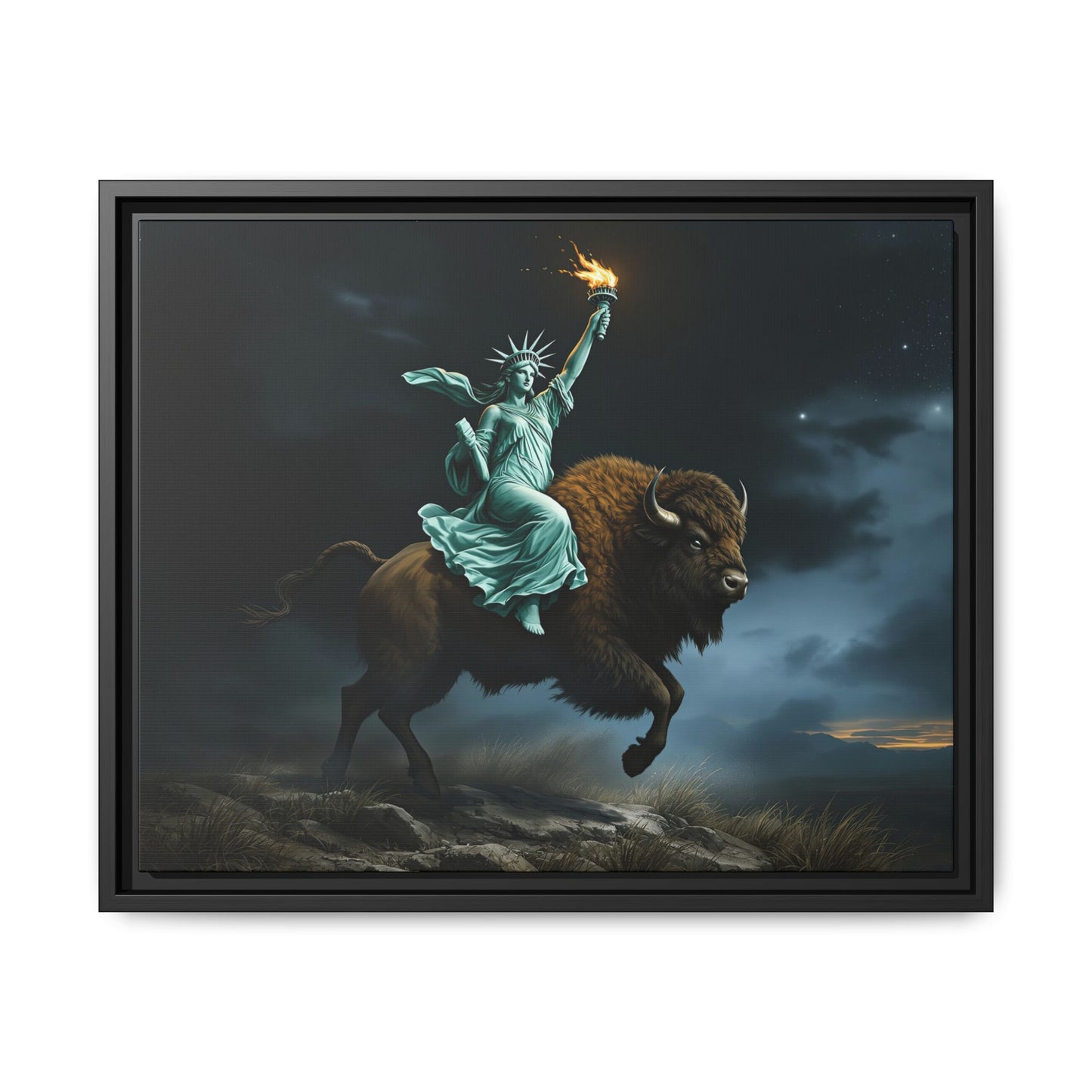 Lady Liberty “Liberty, Unbridled” – Limited Edition Gallery Art Wrap – Only 198/200 Available