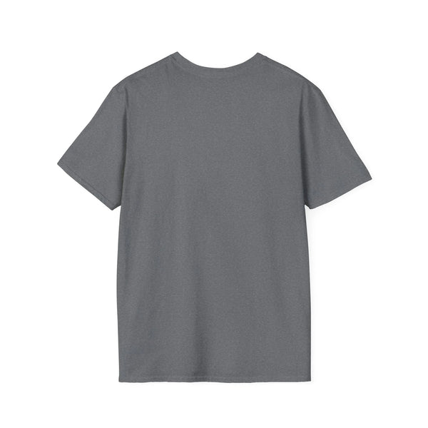 Gray heather crewneck T-shirt, blank front