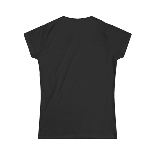 Black T-shirt back view with plain fabric, no visible graphic