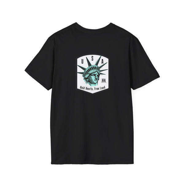Bold Hearts, Free Land™ Statue of Liberty Western wear Tee – Hot Off the Trail
