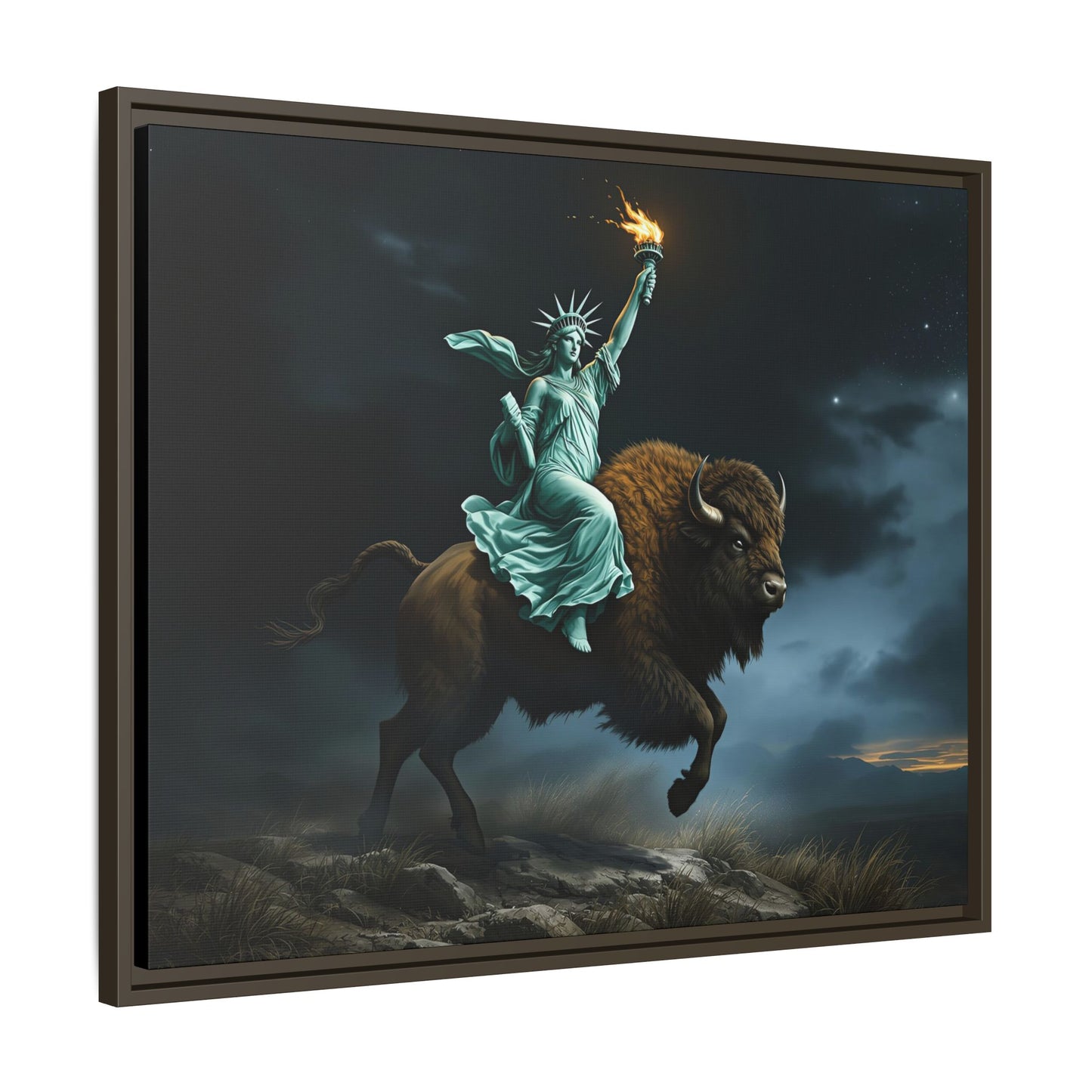Lady Liberty “Liberty, Unbridled” – Limited Edition Gallery Art Wrap – Only 198/200 Available