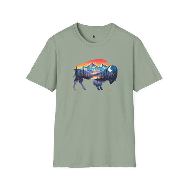 Double R Western™ Bison – Western Wear T-Shirt