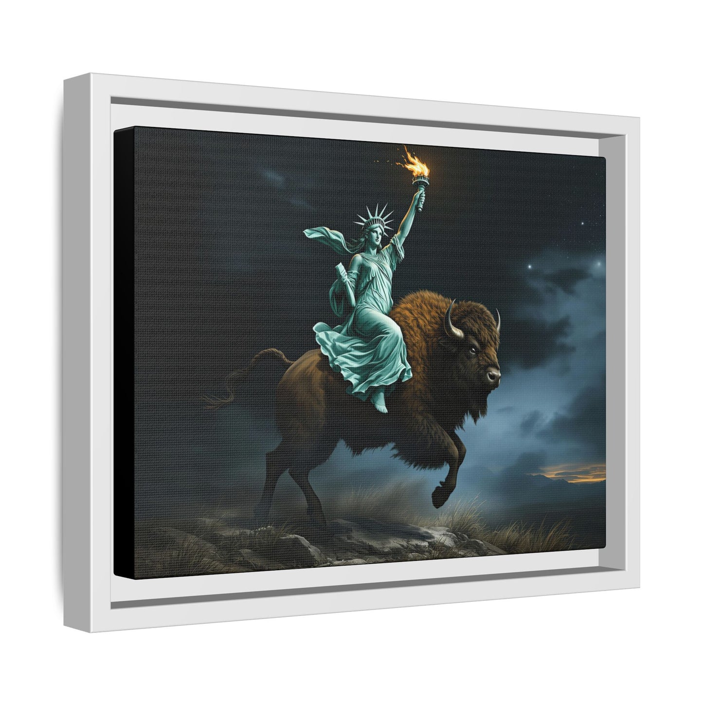 Lady Liberty “Liberty, Unbridled” – Limited Edition Gallery Art Wrap – Only 198/200 Available