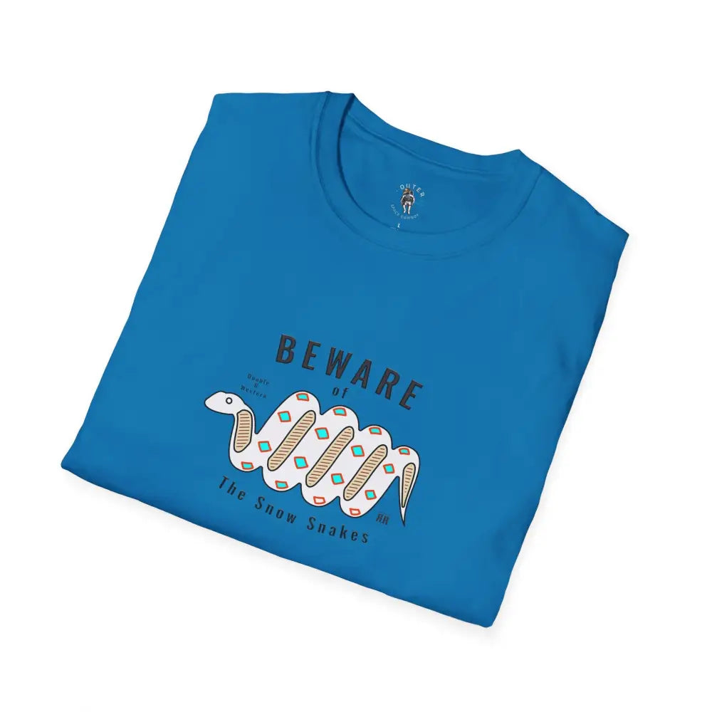 ’Beware of the Snow Snake’ - Double R Western’s - Softstyle T-Shirt - T-Shirt
