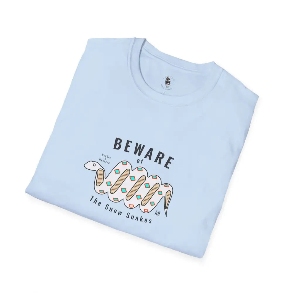 ’Beware of the Snow Snake’ - Double R Western’s - Softstyle T-Shirt - T-Shirt