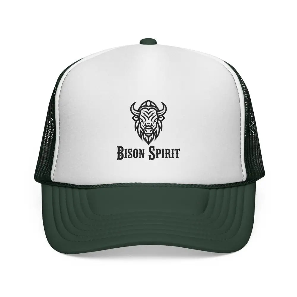 Bison Spirit™ Limited Edition Trucker Hat – Only 500 Available Dark Green / One size Hats