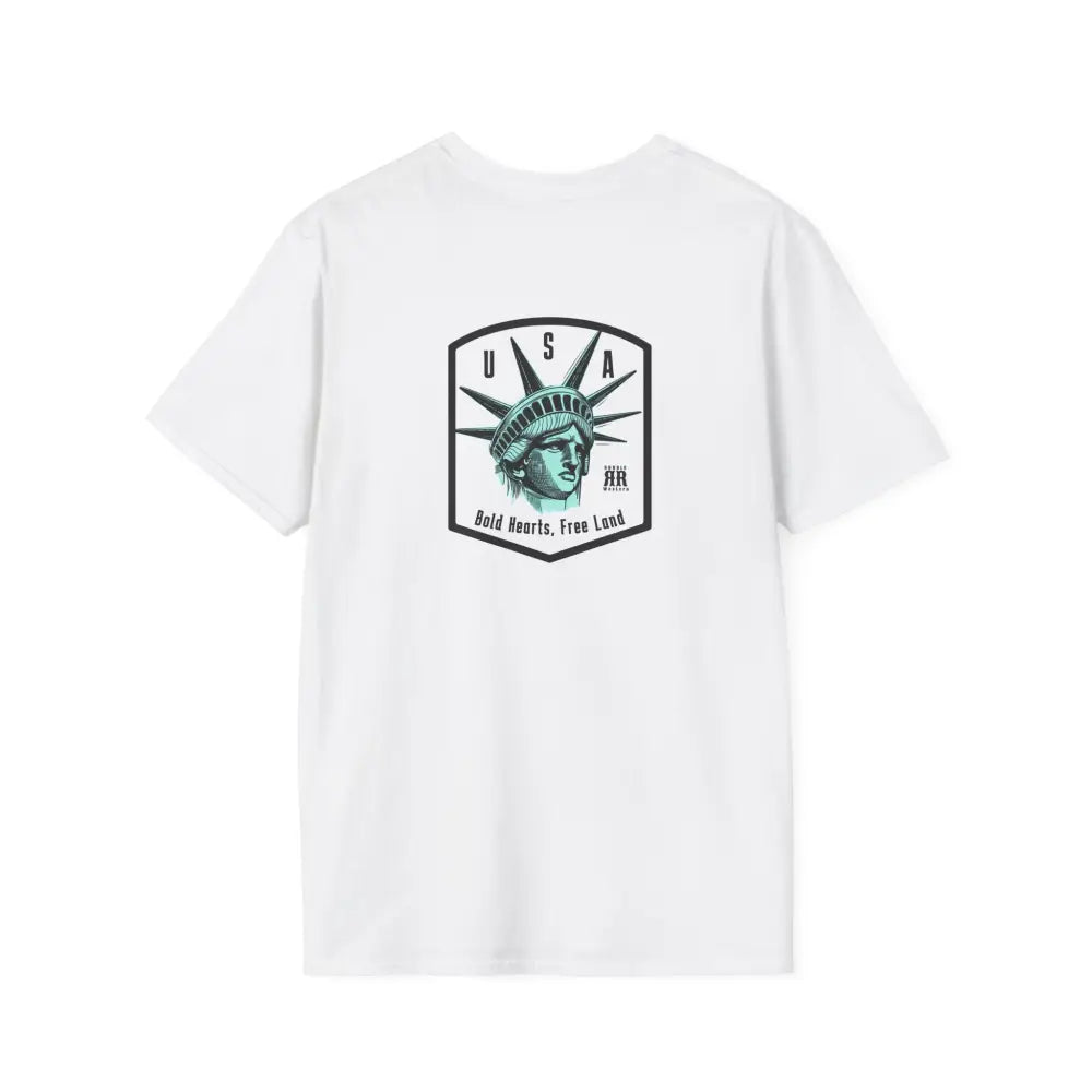 Bold Hearts Free Land™ Statue of Liberty Western Tee | Double R Western™ – Hot Off the Trail T Shirt