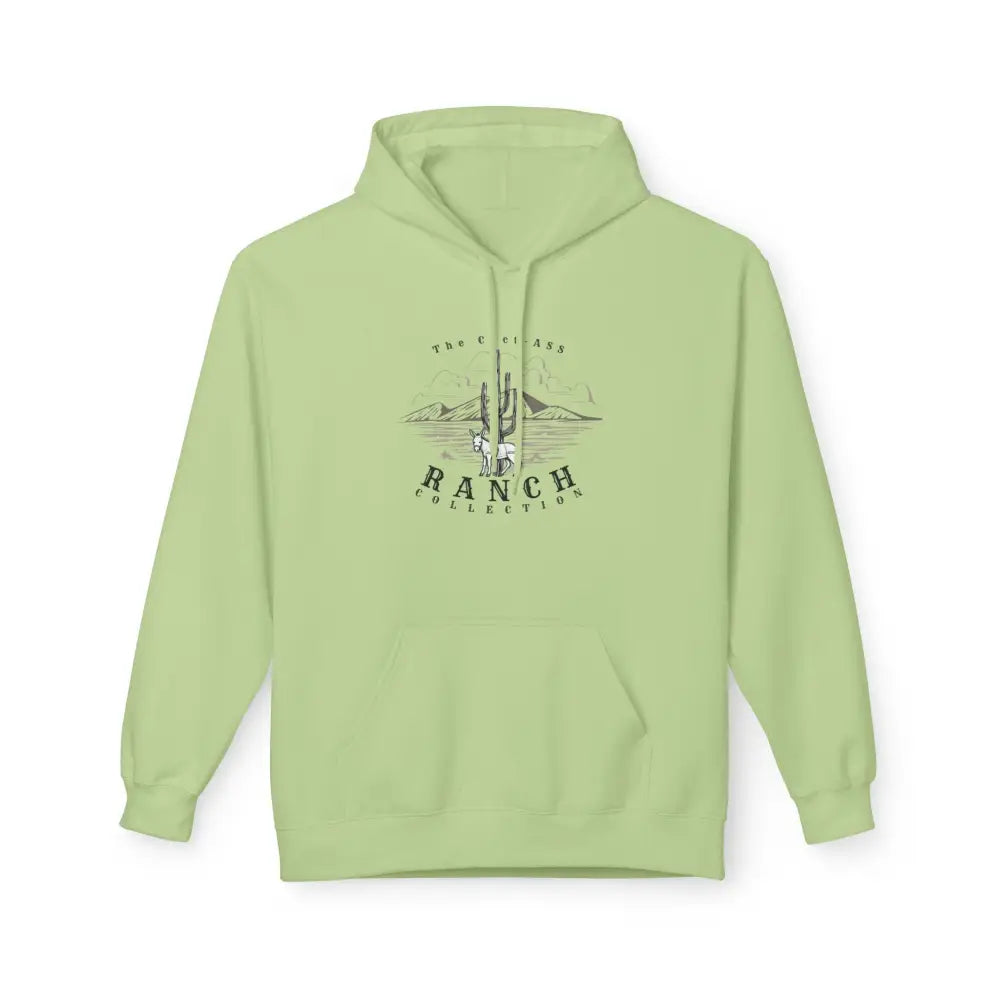 ’Cact ass’ Ranch Collection Hoodie’ Men’s Hooded Sweatshirt Pistachio / S Hoodie