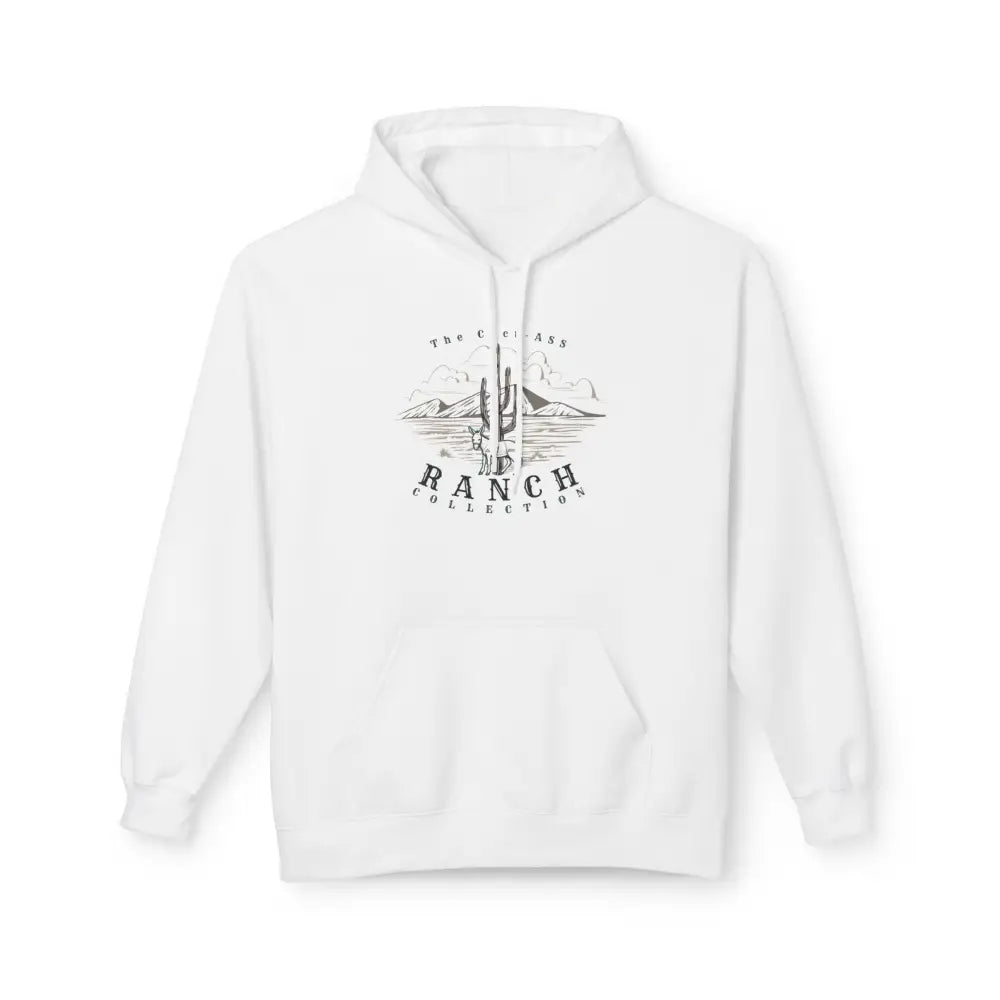 ’Cact ass’ Ranch Collection Hoodie’ Women’s NUBLEND Hooded Sweatshirt White / S Hoodie