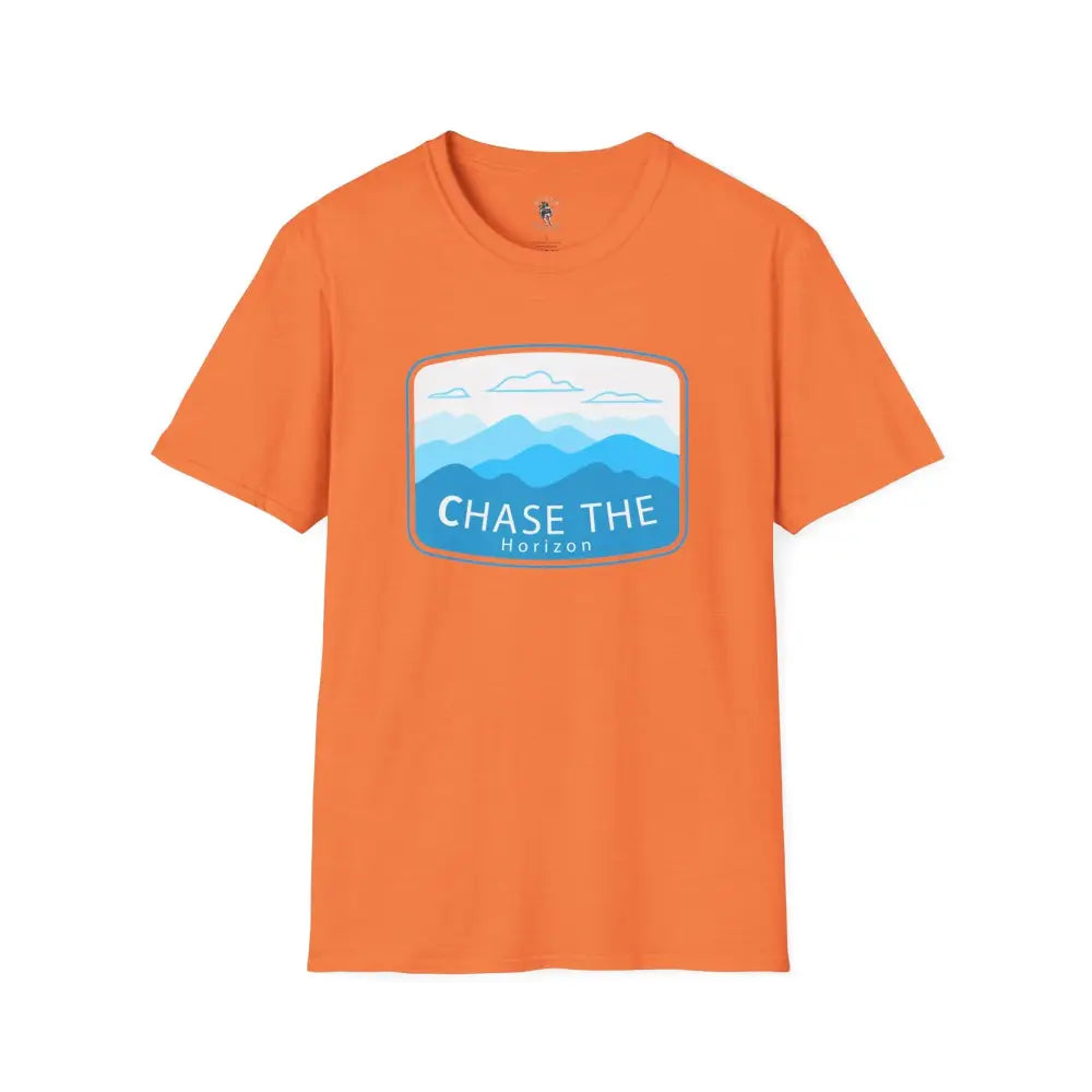 ’Chase the Horizon Find Your Freedom’ Double R Western’s™ Softstyle T Shirt S / Heather Orange T Shirt