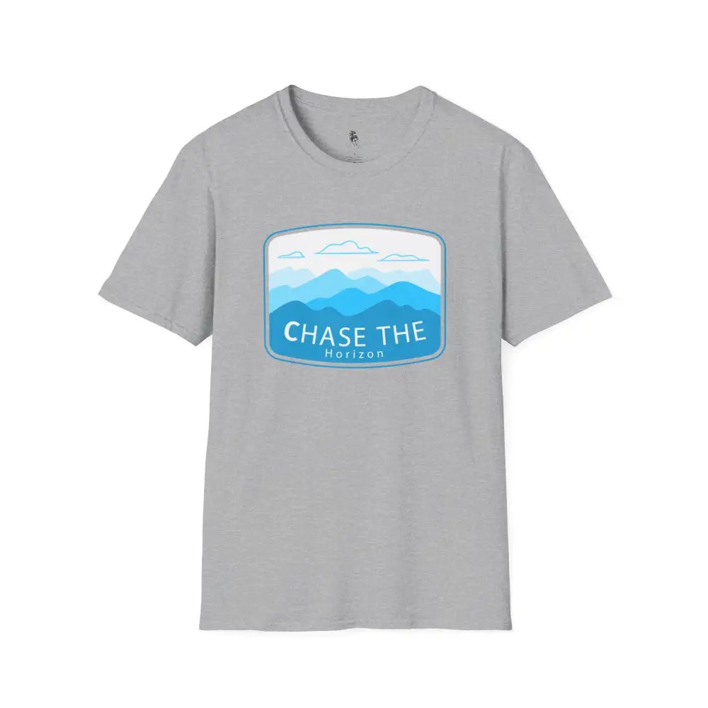 ’Chase the Horizon Find Your Freedom’ Double R Western’s™ Softstyle T Shirt XS / Sport Grey T Shirt