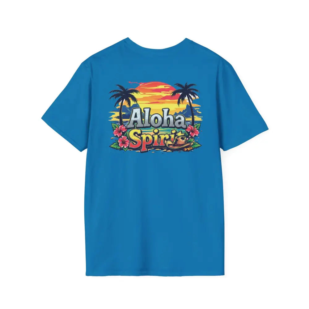 ’Double R Aloha Spirit’ men’s tee from Double R Western™ - Soft Style T-Shirt - T-Shirt