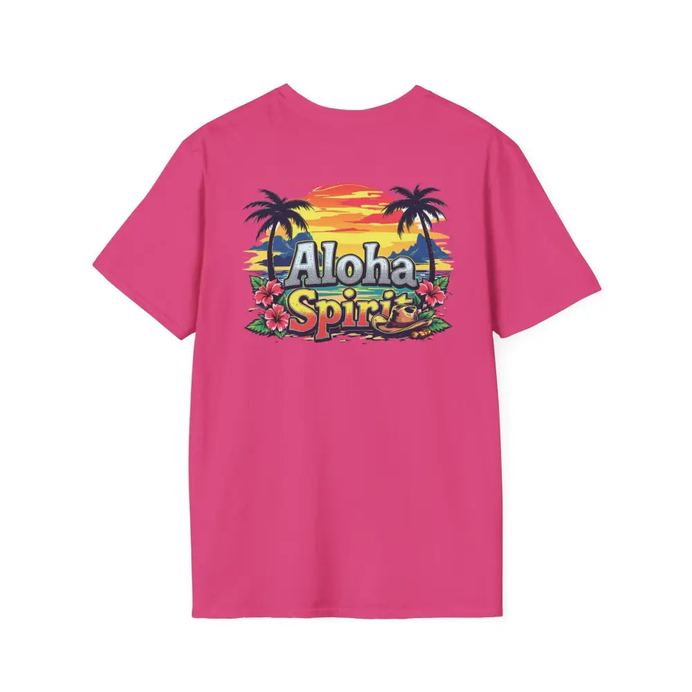 ’Double R Aloha Spirit’ men’s tee from Double R Western™ - Soft Style T-Shirt - T-Shirt