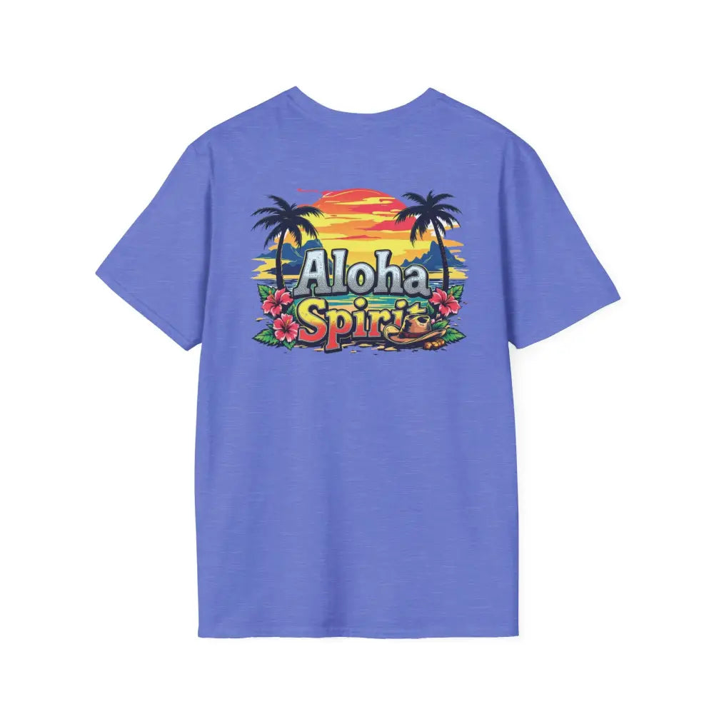 ’Double R Aloha Spirit’ men’s tee from Double R Western™ - Soft Style T-Shirt - T-Shirt