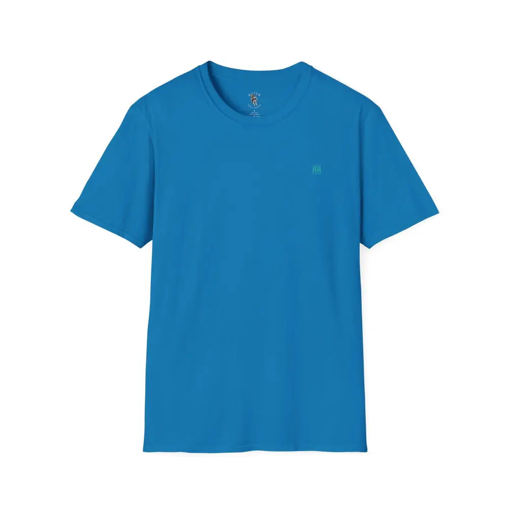 ’Double R Aloha Spirit’ men’s tee from Double R Western™ - Soft Style T-Shirt - S / Sapphire - T-Shirt