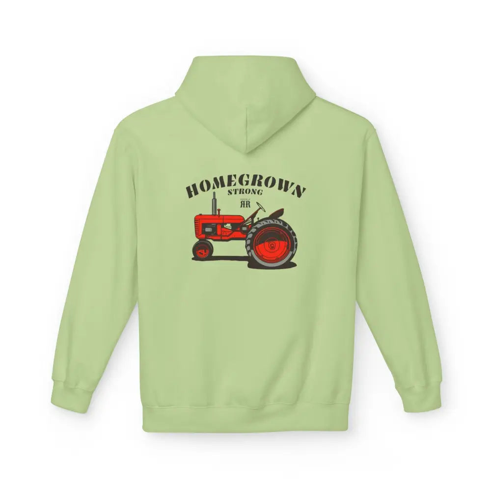 ’Double R Home Grown Strong’ Women’s Hooded Sweatshirt BACK GRAPHIC DESIGN Hoodie