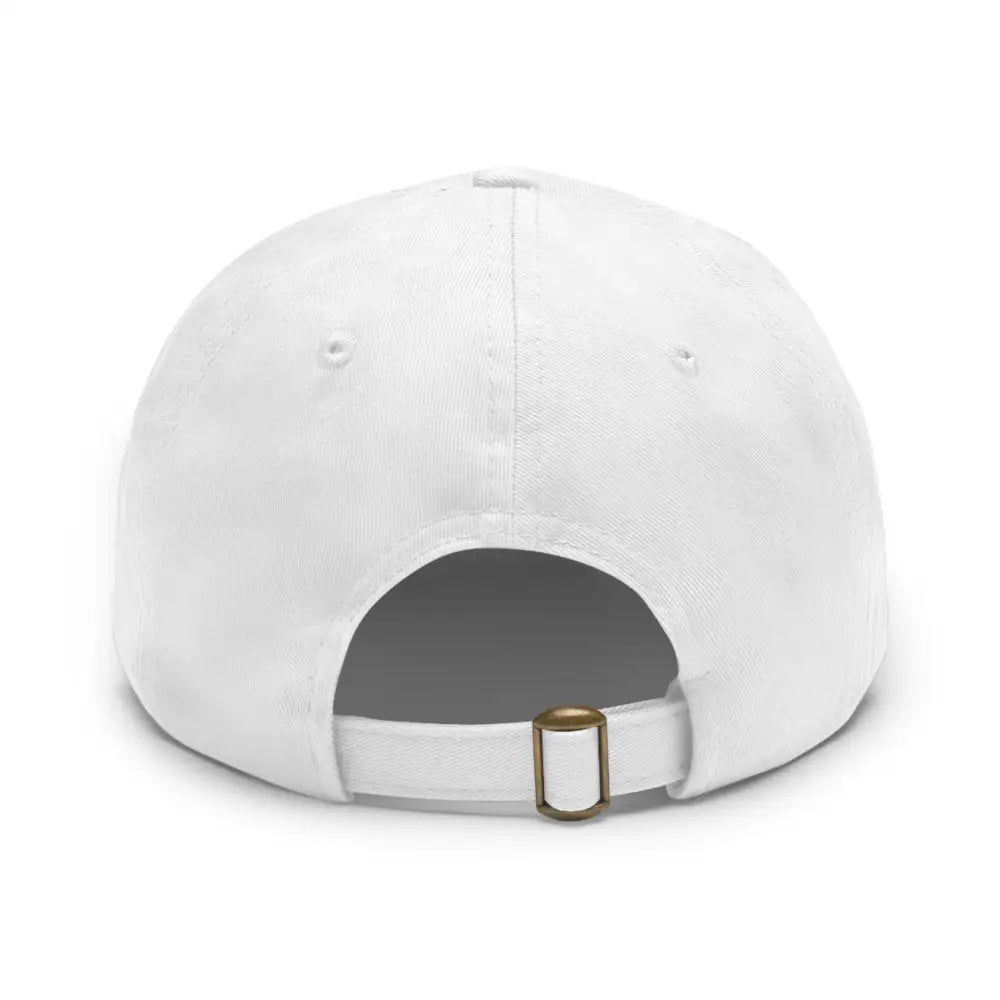 ’Double R Leather Patch Dad Hat’ Dad Hat with Leather Patch (Rectangle) Hats