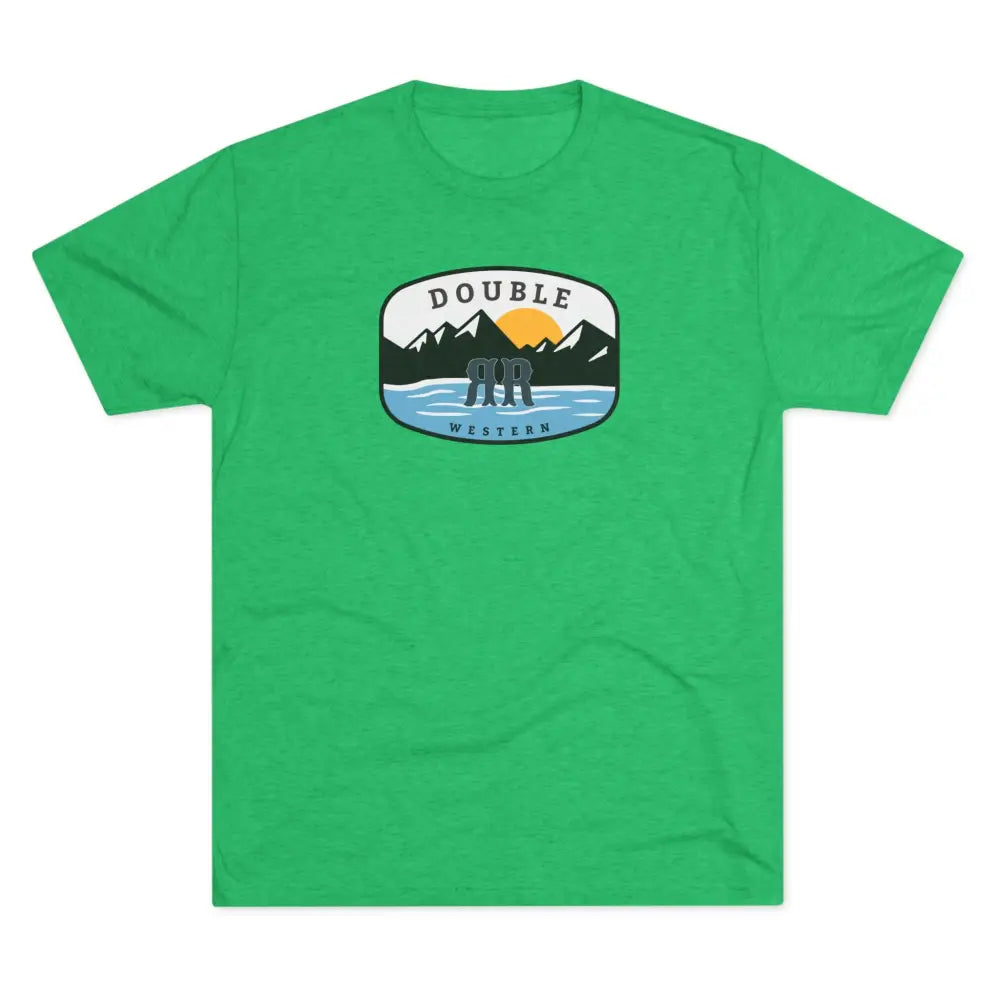 ’Double R Western ™ Adventure Tee’ Tri Blend Crew Tee S / Tri Blend Envy T Shirt