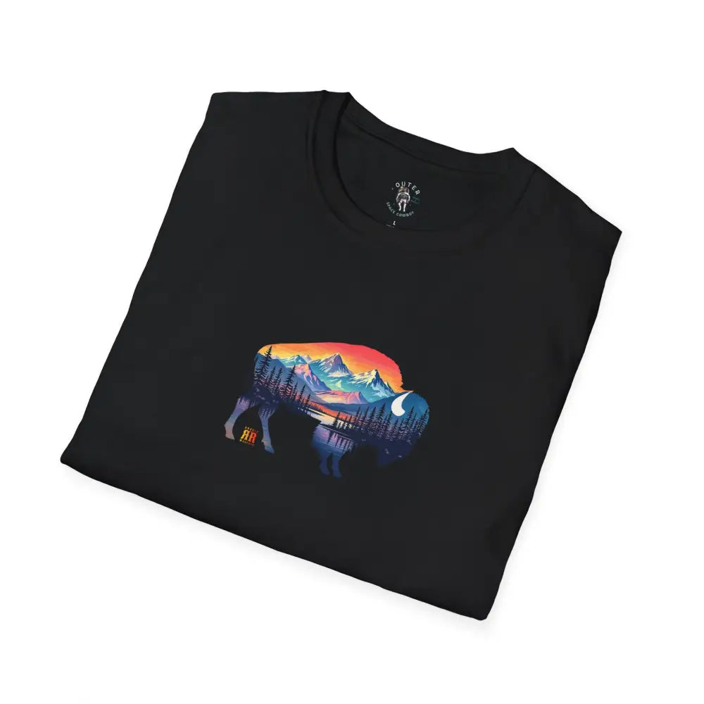 Double R Western™ Bison Tee – Ride Strong Roam Free T Shirt