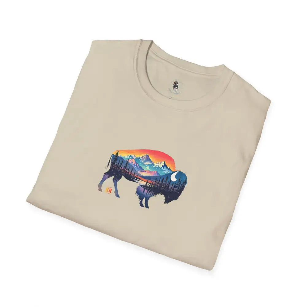 Double R Western™ Bison Tee – Ride Strong Roam Free T Shirt