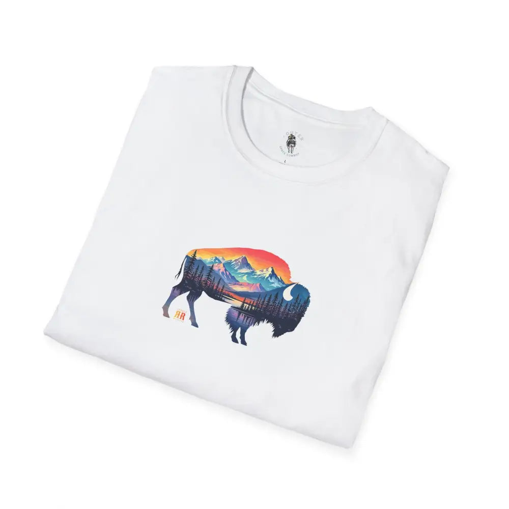 Double R Western™ Bison Tee – Ride Strong Roam Free T Shirt