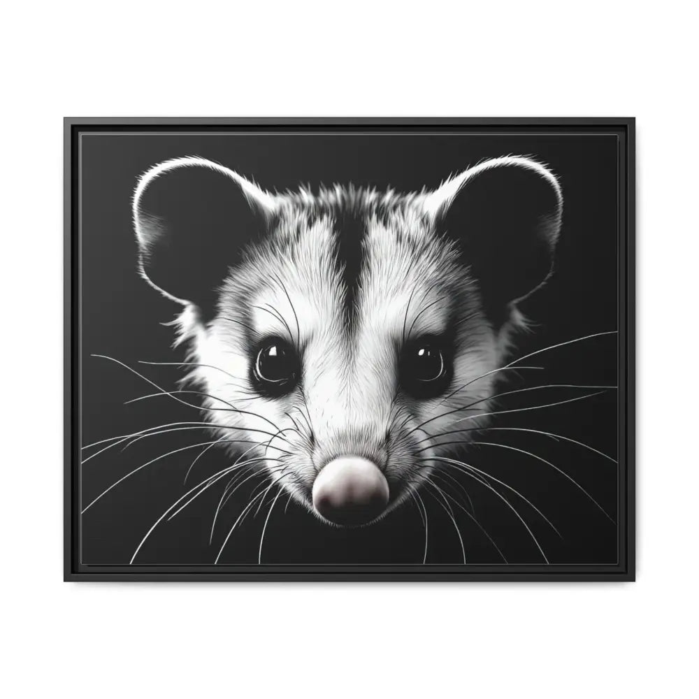 Double R Western™ Midnight Edition Possum Canvas - Double R Western™ - 30’’ x 24’’ (Horizontal) / Black / 1.25’’