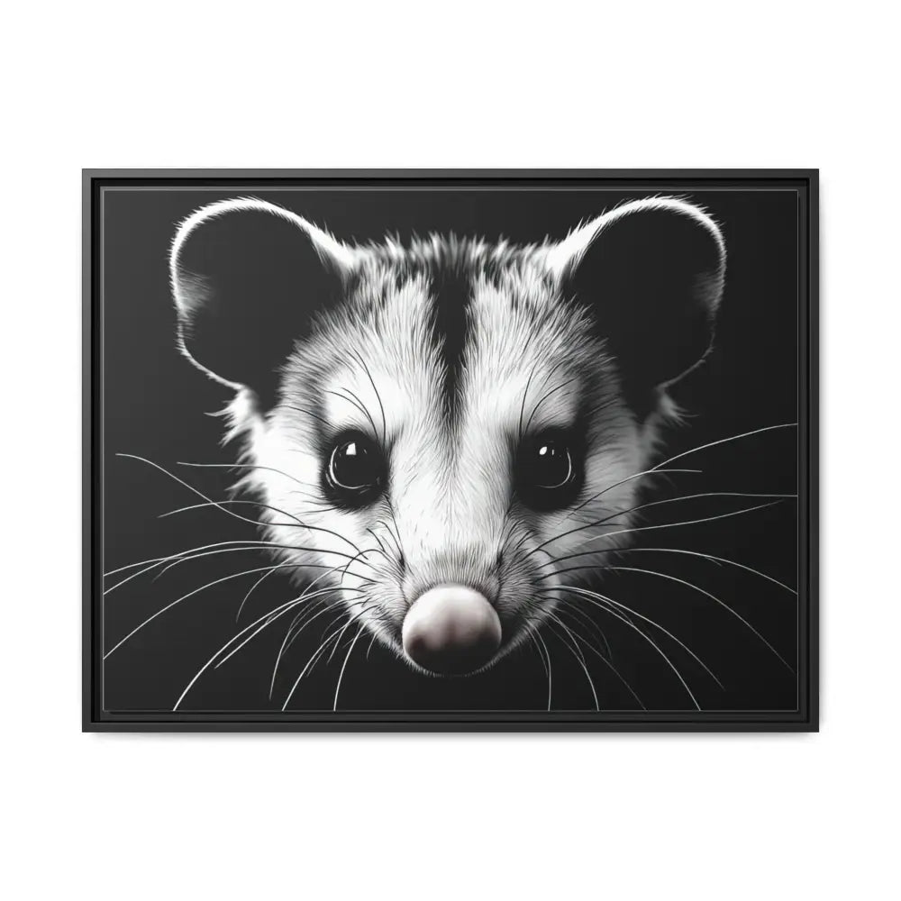 Double R Western™ Midnight Edition Possum Canvas - Double R Western™ - 32’’ x 24’’ (Horizontal) / Black / 1.25’’