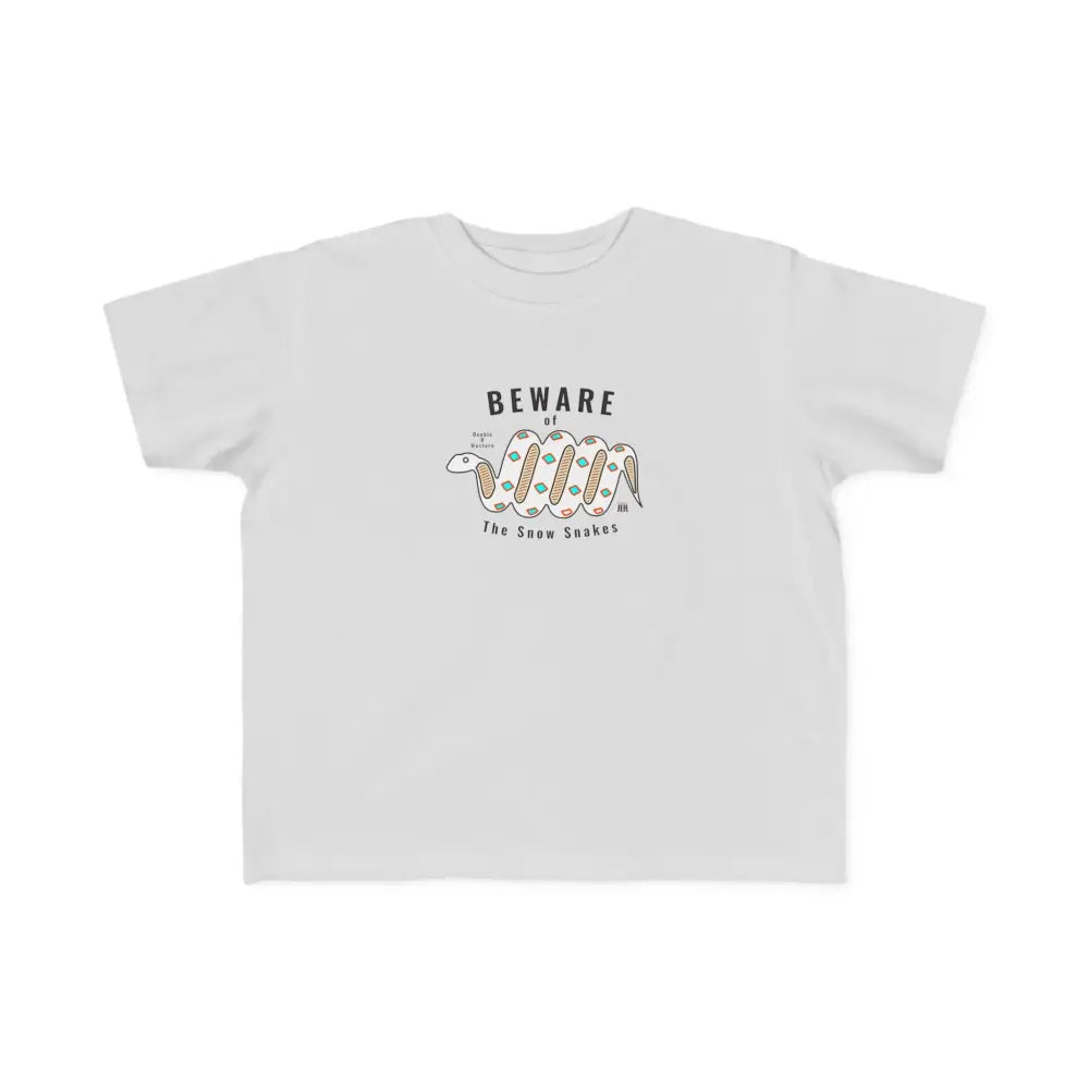 ’Double R Western’s Legend of the Snow Snake’ - Toddler’s Fine Jersey Tee - Kids clothes