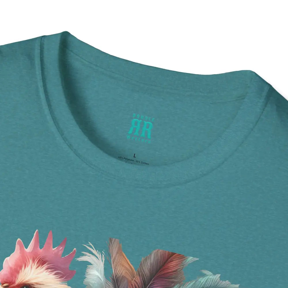 The Enchanted Fluffy Chicken Tee – Whimsical Elegance Unisex Softstyle Tee T Shirt