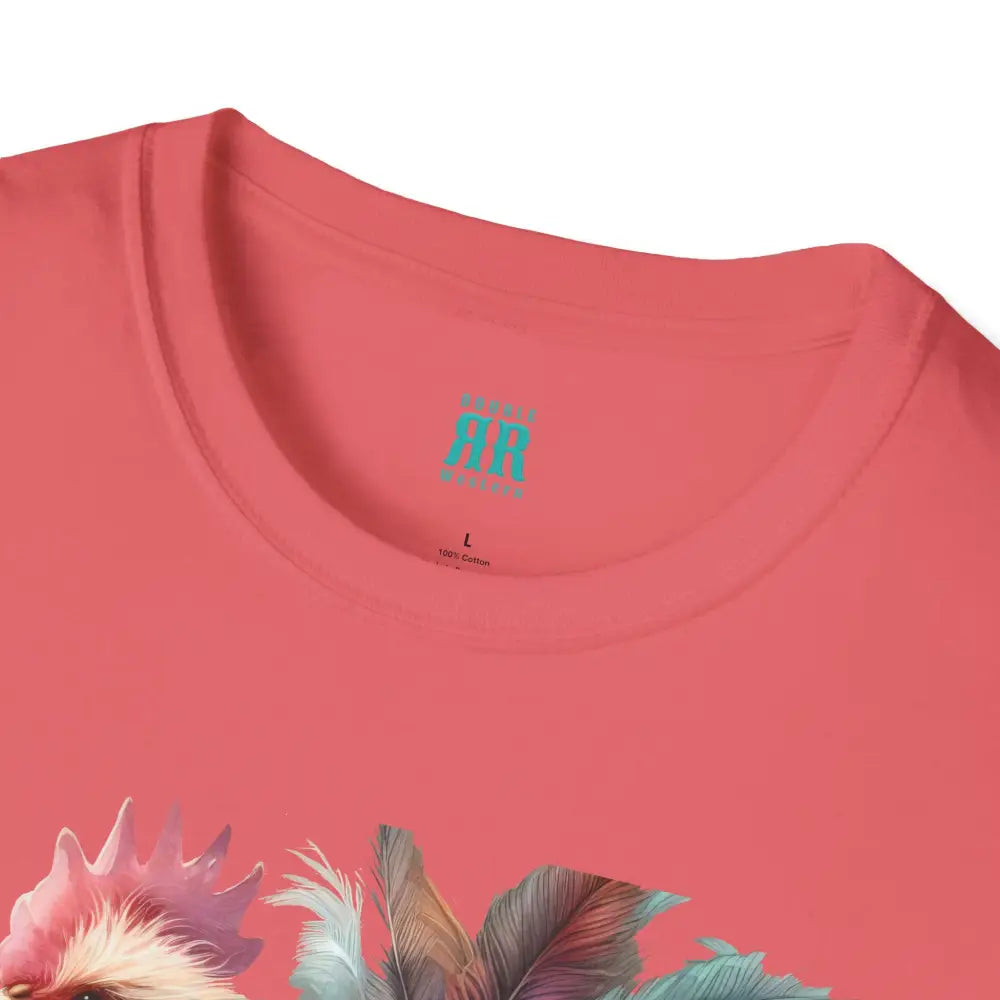 The Enchanted Fluffy Chicken Tee – Whimsical Elegance Unisex Softstyle Tee T Shirt