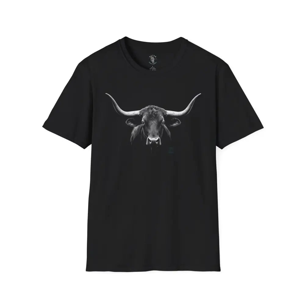Exclusive Midnight Edition Mighty Horns of the West Tee Double R Western’s™ - XS / Black - T-Shirt