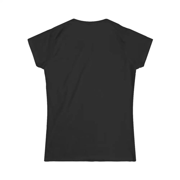 Black graphic T-shirt with plain back