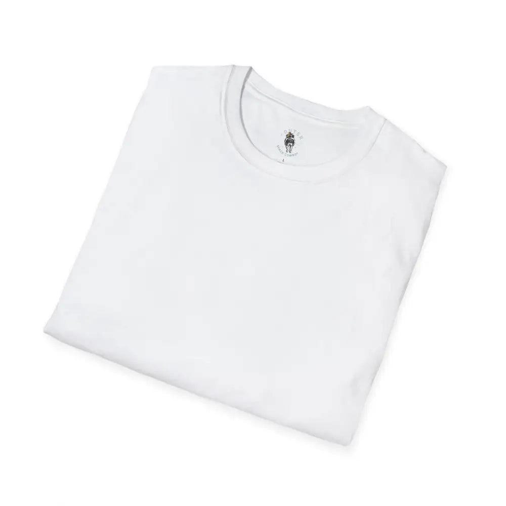 ’Grim Rider looking back’ BACK DESIGN Double R Western’s™ Softstyle T Shirt T Shirt