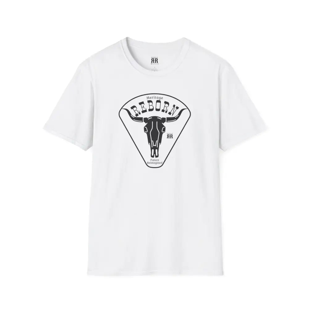 Heritage Reborn Universal Comfort Tee Double R Western’s Hot Off The Trail White / XS T Shirt