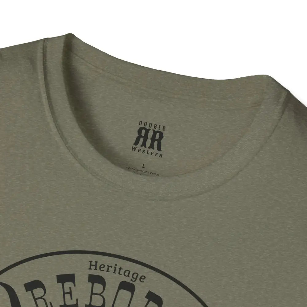 Heritage Reborn Universal Comfort Tee Double R Western’s Hot Off The Trail T Shirt