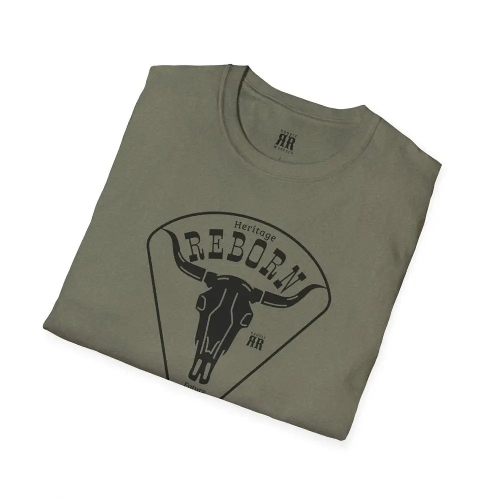 Heritage Reborn Universal Comfort Tee Double R Western’s Hot Off The Trail T Shirt