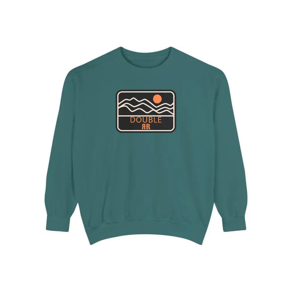 ’Heritage Threads: Renew & Restore’ Double R western’s Women’s Premium Sweatshirt Blue Spruce / S Sweatshirt