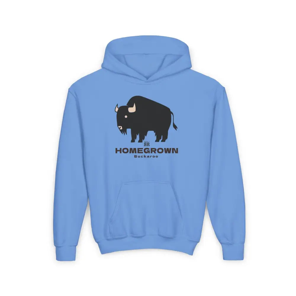 ’Homegrown Buckaroo Boy-Zhan Bi-Den,’ - Double R Western Homegrown Buckaroo Series - Youth Heavy Blend Hooded
