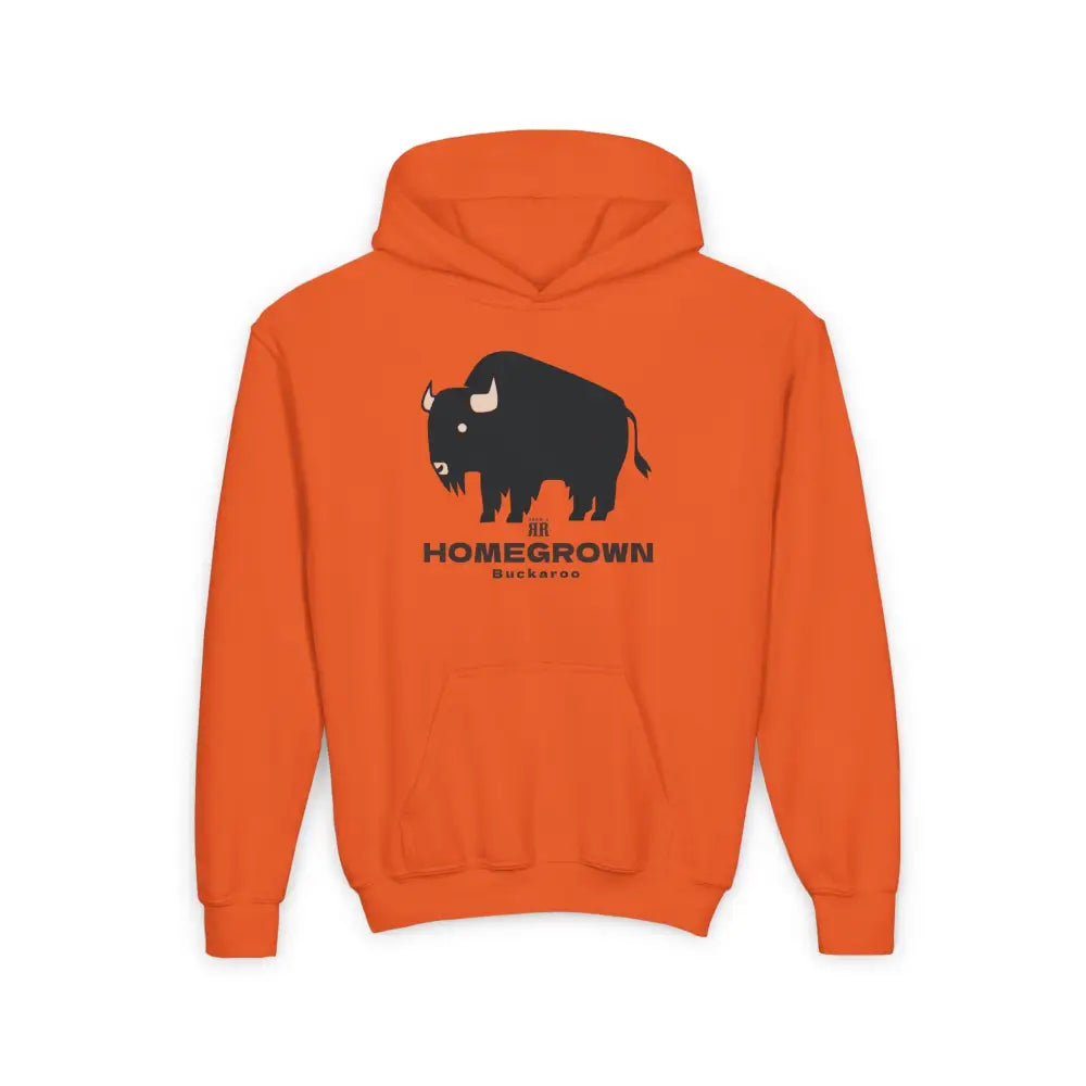 ’Homegrown Buckaroo Boy-Zhan Bi-Den,’ - Double R Western Homegrown Buckaroo Series - Youth Heavy Blend Hooded