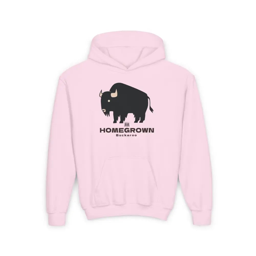 ’Homegrown Buckaroo Boy-Zhan Bi-Den,’ - Double R Western Homegrown Buckaroo Series - Youth Heavy Blend Hooded