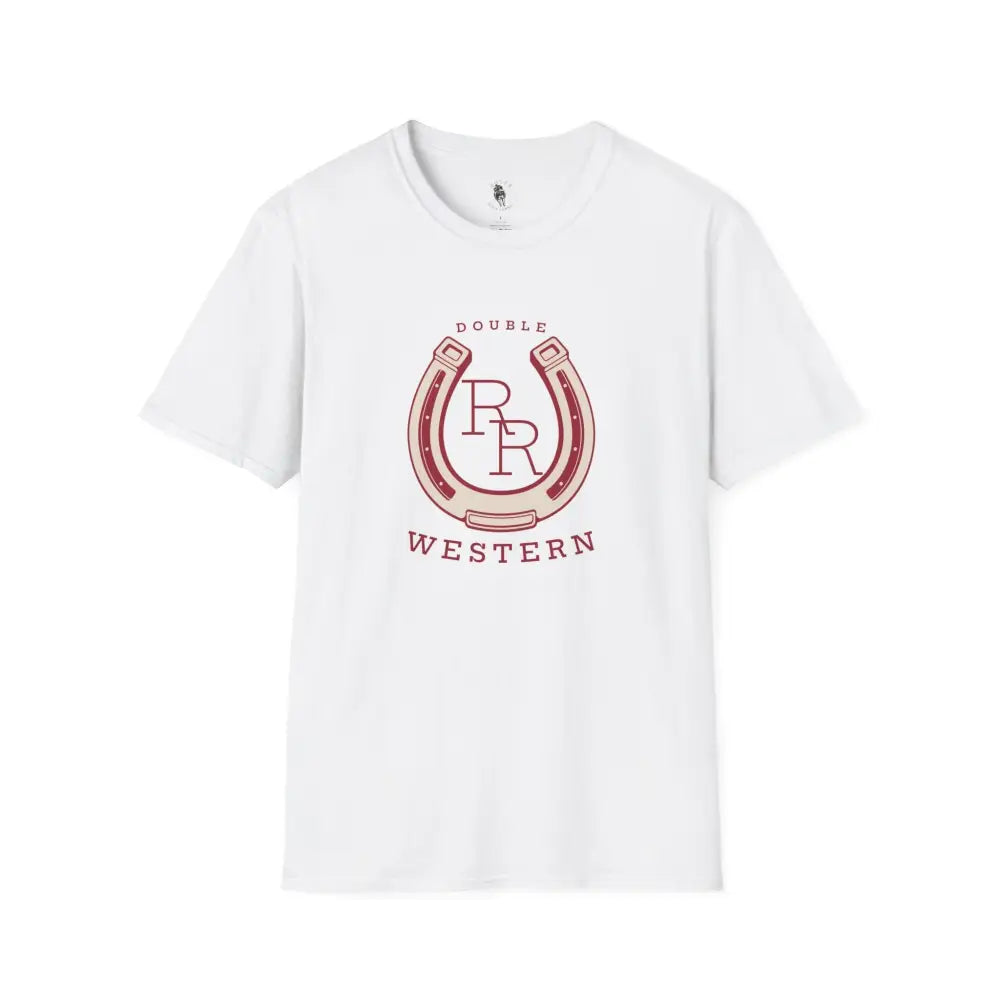 ’Horseshoe T shirt Double R Western’s™ Softstyle T Shirt XS / White T Shirt