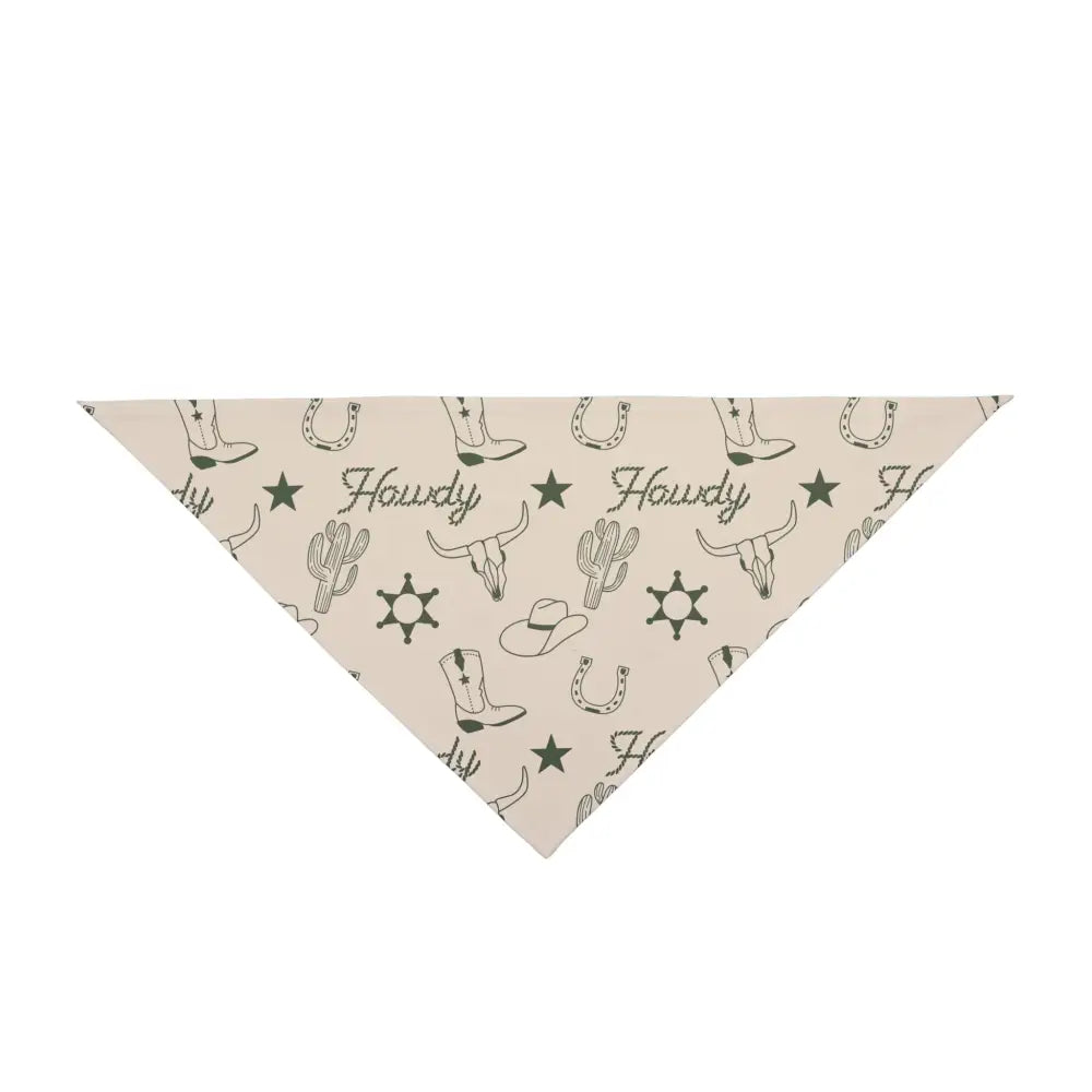 ’Howdy’ Double R Western’s Western Adventure Pet Bandana Pets