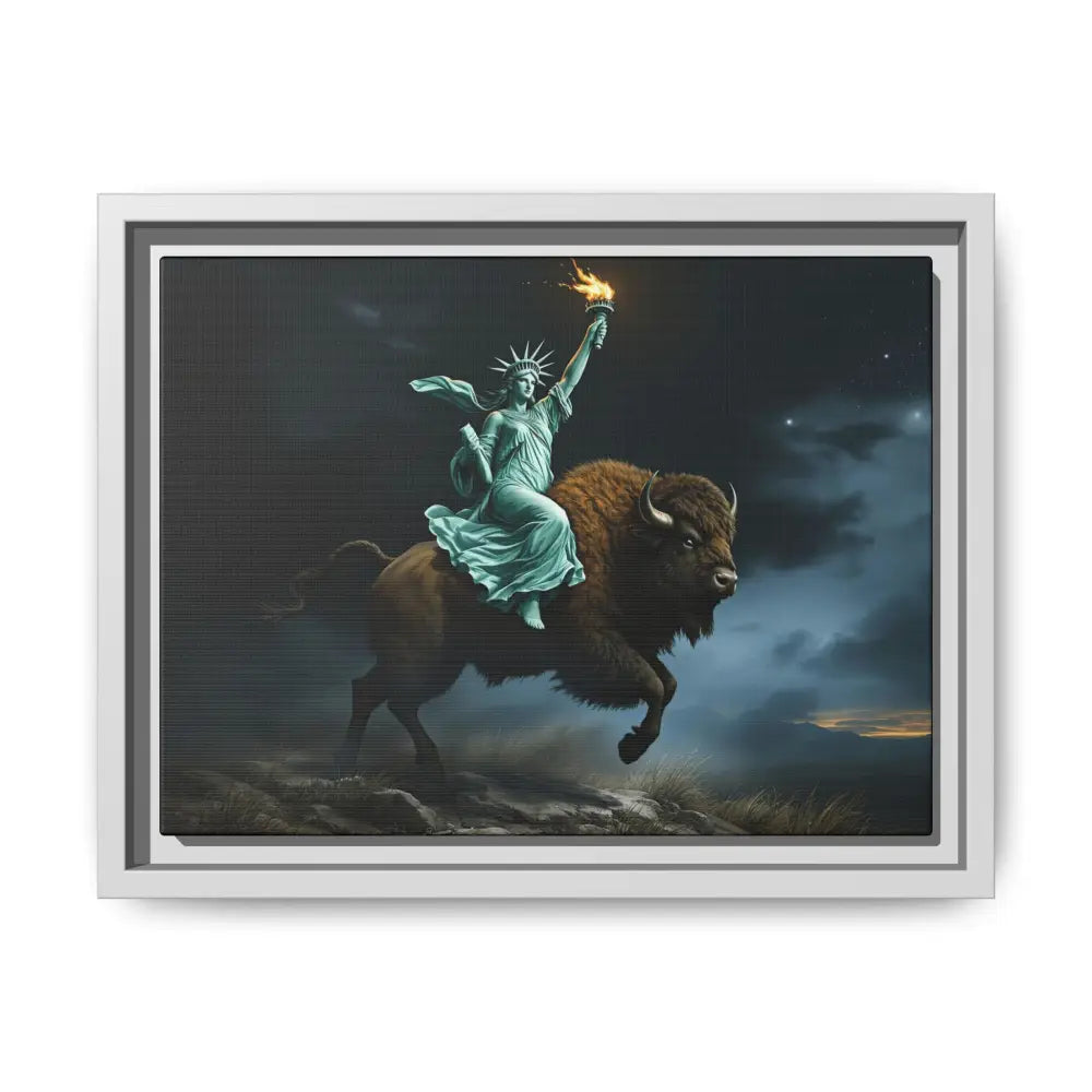 Lady Liberty “Liberty Unbridled” – Limited Edition Gallery Art Wrap – Only 198/200 Available 12’’ x 9’’ (Horizontal)