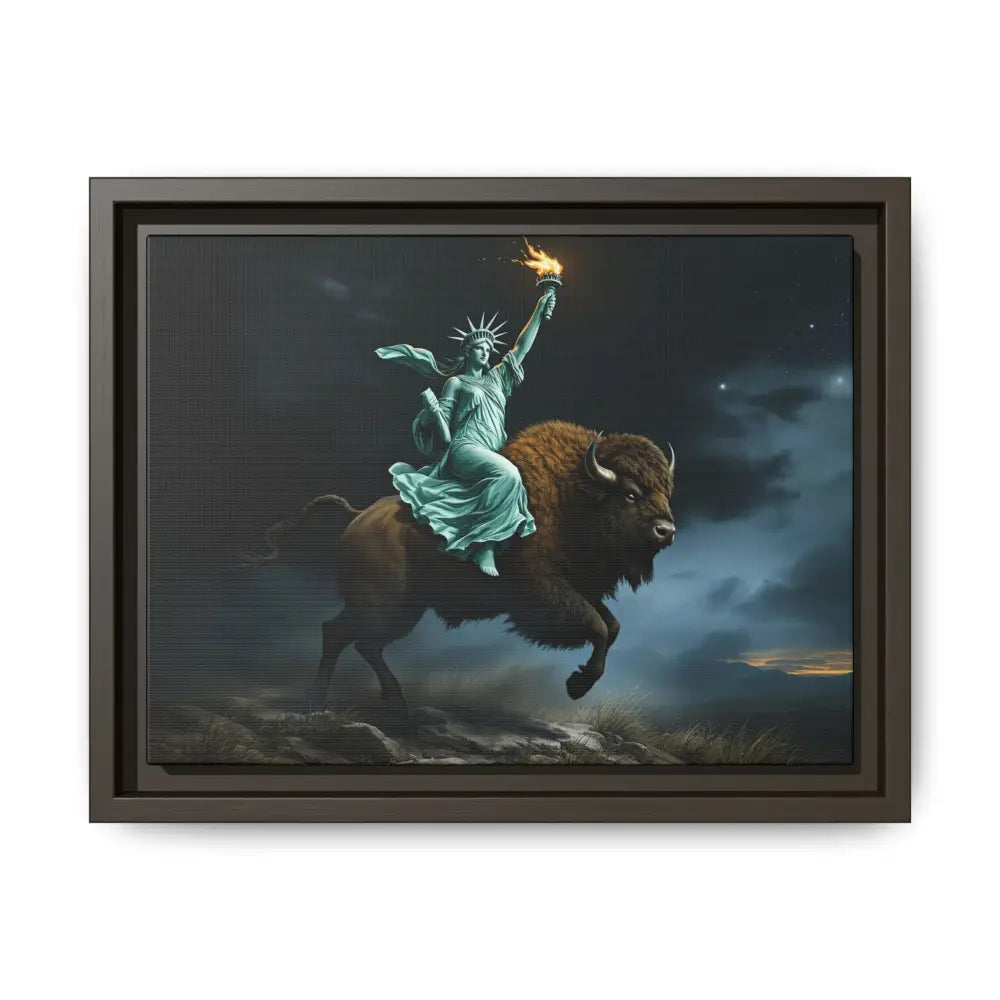Lady Liberty “Liberty Unbridled” – Limited Edition Gallery Art Wrap – Only 198/200 Available 12’’ x 9’’ (Horizontal)