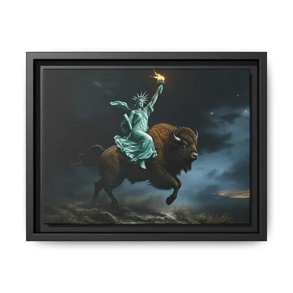 Lady Liberty “Liberty Unbridled” – Limited Edition Gallery Art Wrap – Only 198/200 Available 12’’ x 9’’ (Horizontal)